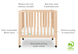 Newton Galileo Mini Crib with Newton Mattress