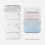 Breathable Organic Mini Crib Sheets (2 Pack, Fits SlumberTot)
