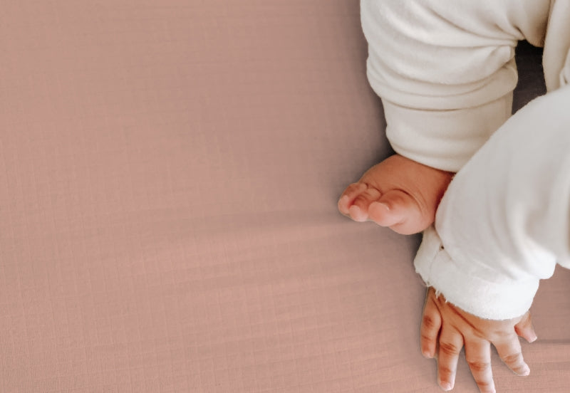 Breathable Organic Mini Crib Sheets (2 Pack, Fits SlumberTot)