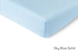 Breathable Organic Mini Crib Sheets (2 Pack, Fits SlumberTot)