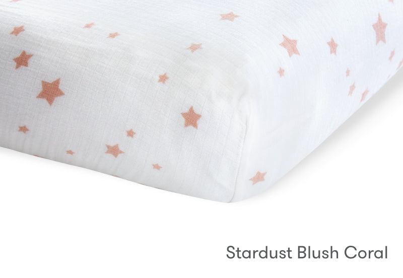 Breathable Organic Mini Crib Sheets (2 Pack, Fits SlumberTot)
