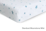 Breathable Organic Mini Crib Sheets (2 Pack, Fits SlumberTot)