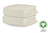 Breathable Organic Mini Crib Sheets (2 Pack, Fits SlumberTot)