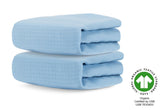 Breathable Organic Mini Crib Sheets (2 Pack, Fits SlumberTot)