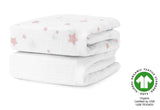 Breathable Organic Mini Crib Sheets (2 Pack, Fits SlumberTot)