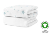 Breathable Organic Mini Crib Sheets (2 Pack, Fits SlumberTot)
