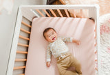 Breathable Organic Mini Crib Sheets (2 Pack, Fits SlumberTot)