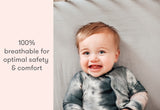 Breathable Organic Mini Crib Sheets (2 Pack, Fits SlumberTot)