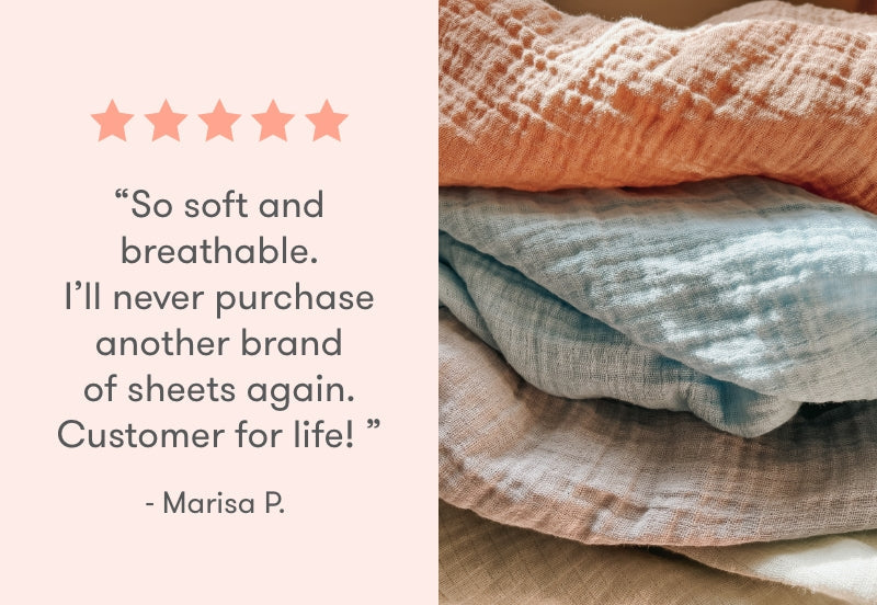 Breathable Organic Mini Crib Sheets (2 Pack, Fits SlumberTot)