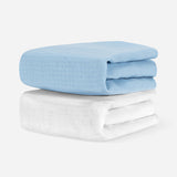 Breathable Organic Mini Crib Sheets (2 Pack, Fits SlumberTot)