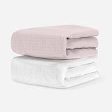 Breathable Organic Mini Crib Sheets (2 Pack, Fits SlumberTot)