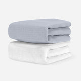 Breathable Organic Mini Crib Sheets (2 Pack, Fits SlumberTot)