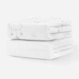 Breathable Organic Mini Crib Sheets (2 Pack, Fits SlumberTot)