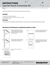 Kit de funda de ventilador SlumberPod TOP (por favor, lea la descripción completa antes de comprar)