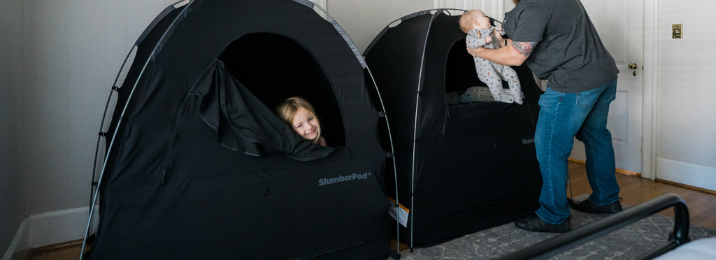 Traveling with 2 kids and 2 SlumberPods