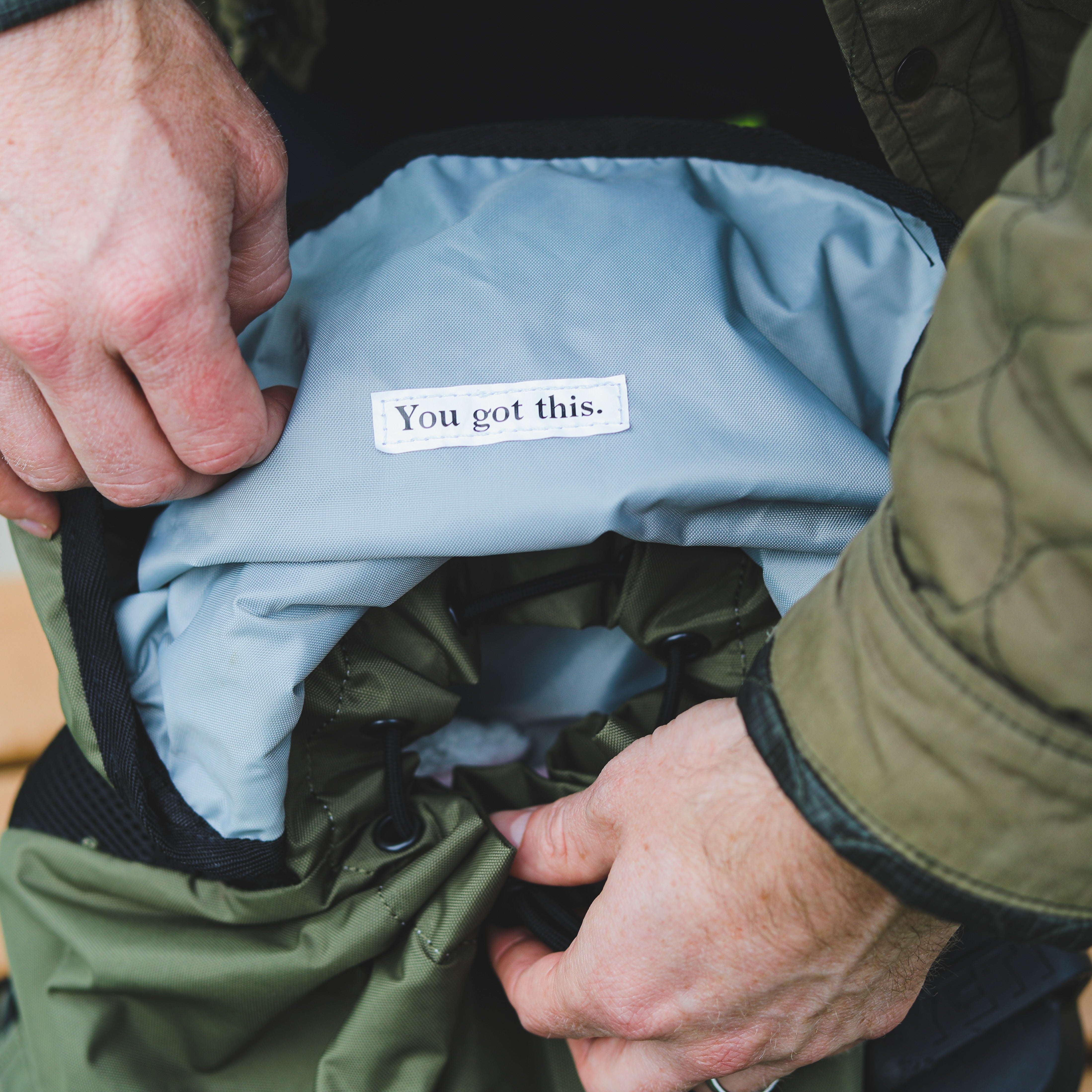 The Parent Backpack, Olive