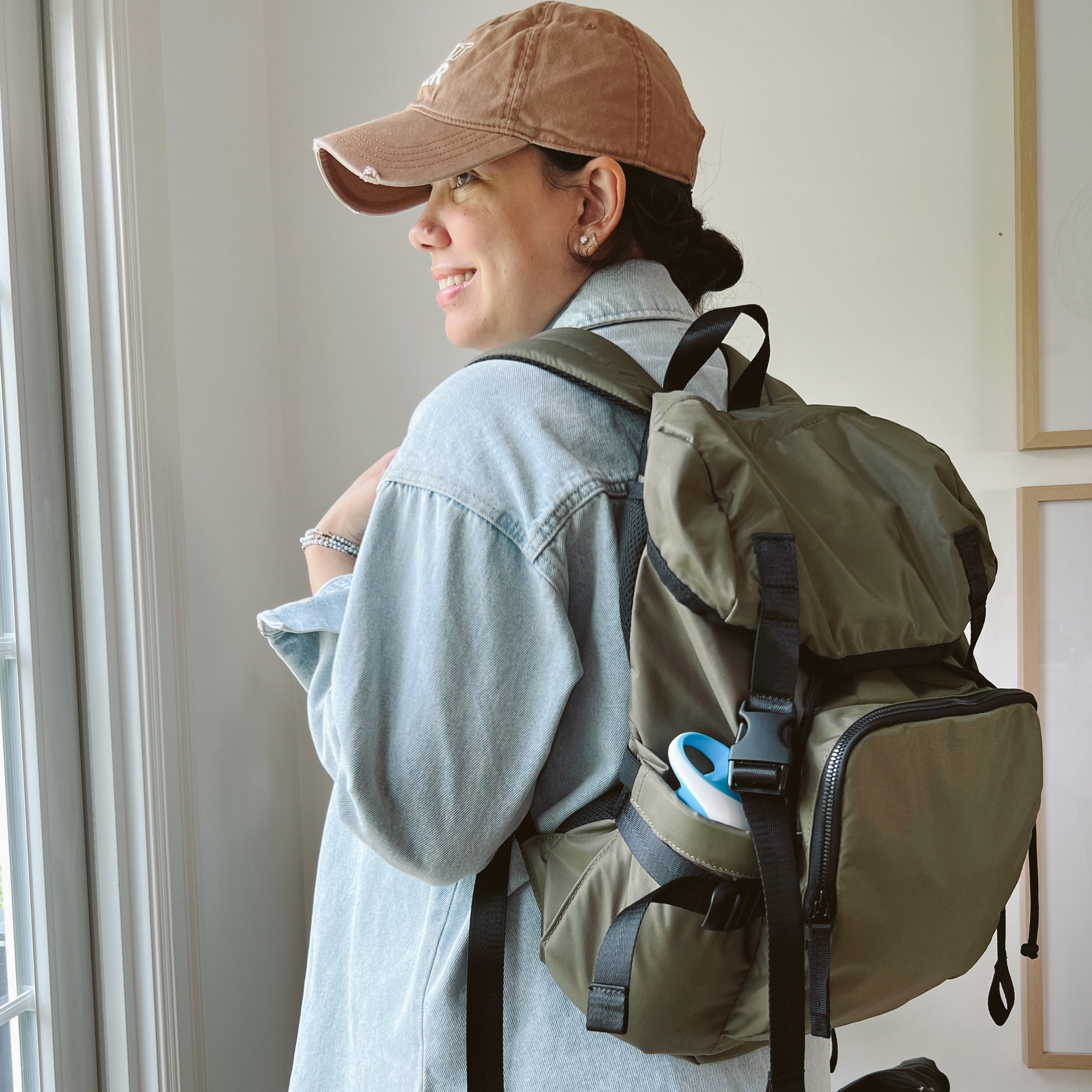 The Parent Backpack, Olive