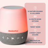 SlumberCalm 2-in-1 Sound Machine & Night Light