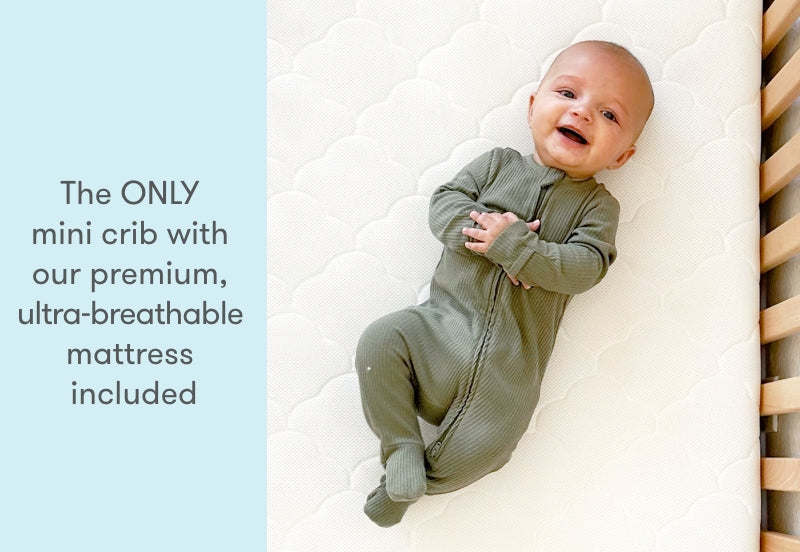 Newton Galileo Mini Crib with Newton Mattress