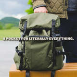 The Parent Backpack, Olive