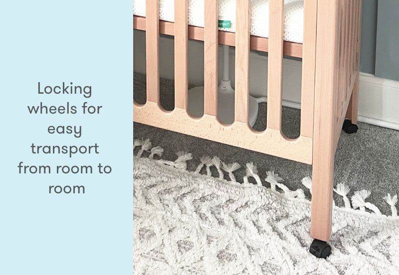 Newton Galileo Mini Crib with Newton Mattress