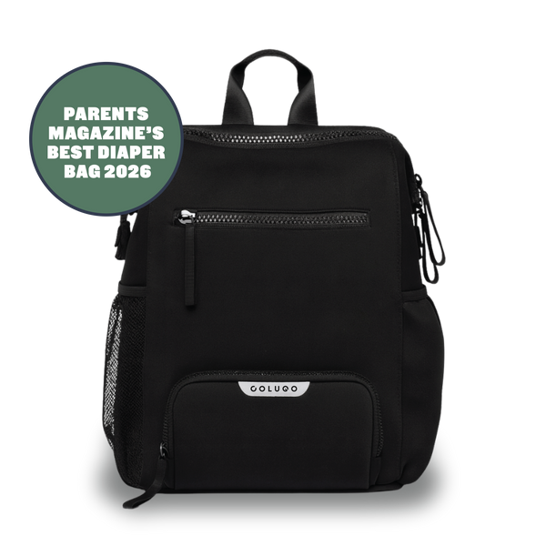 Colugo Lightweight Neoprene Parent Diaper Backpack with Changing Pad and Adjustable Pouches